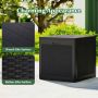 Outdoor storage box, 145 l, Brown, 56 × 56 × 60.5 cm
