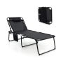 Outdoor lounger, 4-position backrest, 168–188 × 69 × 41–86 cm