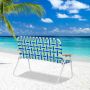 Outdoor chair, for two people, Blue, 118.11 × 85.09 × 66.04 cm