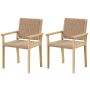 Outdoor Chair Set, 2 pcs, 59.69 × 88.9 × 58.42 cm