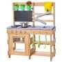 Lasten ulkoleikkikeittiö VEVOR AC8289, 4 leikkikaasuliettä, 76,2 × 32,4 × 91,4 cm