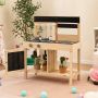 Outdoor mud kitchen, 2 removable sinks, 67 × 30 × 82 cm