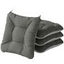 Ulkoistuimen pehmusteet, 4 kpl, 39,5 × 39,5 × 10 cm