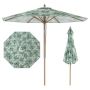Outdoor umbrella, 8 ribs, Green, 270 × 270 × 254 cm