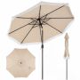 Outdoor umbrella, tilt mechanism, Sand, Ø 270 × 235 cm