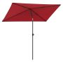 Outdoor umbrella, rectangular, 213 × 140 × 245 cm