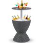 Outdoor table with ice bucket, 8 gal