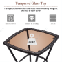 Outdoor rocking chair set, 3-piece, 68 × 77 × 82 cm