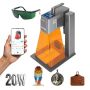 Laserg kaiverrin VEVOR Nano Duo, 20 W + 2 W, kaksi laseria, 425 × 350 × 310 mm