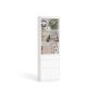 Shelf 30x57.1x180cm., white