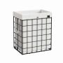 Laundry basket, white