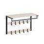 Shelf 30x65x42cm., light brown/black