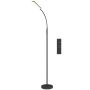 LED-lattiavalaisin, 5 valaistustilaa, Musta, Ø22 × 175 cm