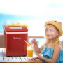 Ice maker, with cleaning function, red, 30 × 22 × 29.5 cm