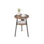 Shelf stand, 2 shelves, brown, 43.18 × 54.61 × 39.37 cm