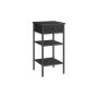 Bedside table 35x35x70cm., black