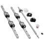 Lineaarijohdesarja VEVOR HGR20RM1605 600L, 2 kpl 4 liukupalalla