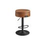 Bar stool 41x41x81cm., brown/black