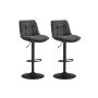 Bar stool set 43x48.5x114cm., dark gray
