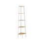 Shelf 37.2x37.2x159cm., light brown/white
