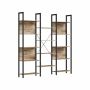 Shelf 24x158x166cm., light brown/black