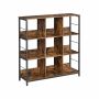 Shelf 30x100x103.1cm., brown/black
