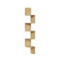 Hanging shelf 20x20x126cm., light brown