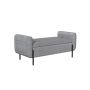 Pouf with storage space 50x127x55cm., gray