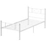 Bed frame Homcom 96x208x88cm., white