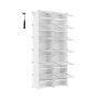 Set of 12 shoe boxes 30x40x30cm., white