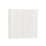 Modular wardrobe 31x123x123cm., cream color