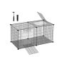 Small animal enclosure 102x51x51cm., black