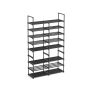 Shoe shelf 29.5x86.9x157.6cm., black