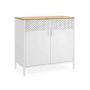 Steel chest of drawers, black-vintage color