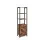 Cabinet LSC36BX, brown/black