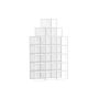 Shoe boxes 18 pieces 35x25.5x19cm., white