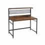 Modern desk with shelf