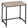 Desk 50x80x76cm., light brown/black