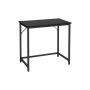 Desk 50x80x76cm., black