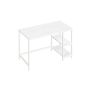Desk with shelves 60x120x76cm., white