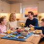 Food heating mat, Blue, 60 × 44 × 2 cm