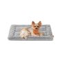Small dog and cat blanket 60 x 45 cm, washable, dove gray