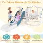 Toddler slide and swing set, 4 functions, 185 × 150 × 92 cm