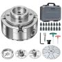Puusorvin istukka VEVOR CK4-4K-5SET-SS, 5 osan sarja, 102 × 102 × 78 mm