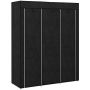 Fabric wardrobe Homcom 125x43x162.5cm., black