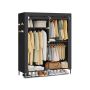 SONGMICS RYG010 fabric wardrobe, 3 hanging compartments, 127 × 180 × 45 cm