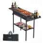 Hiiligrilli VEVOR VA-C300, kokoontaitettava, 120 × 305 × 750 mm