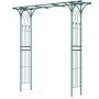 Metal garden arch, Black, 205 × 52 × 205 cm