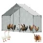 Металлический курятник VEVOR CRC0301, 1 дверь, 3,0 × 1,0 × 2,0 м