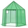 Mini greenhouse with PE coating, 198x172x190 cm, with lockable door and ventilation windows
